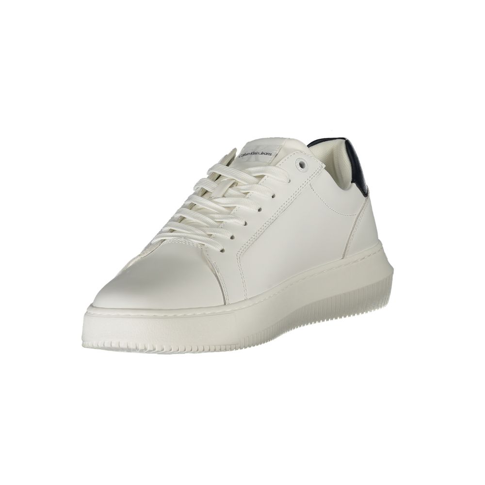 Calvin Klein White Leather Men Sneaker