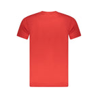 Red Cotton Men T-Shirt