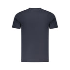 Blue Cotton Men T-Shirt