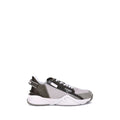Fendi Beige Calf Leather Bos Taurus Low Top Sneakers - Broken-Luxury