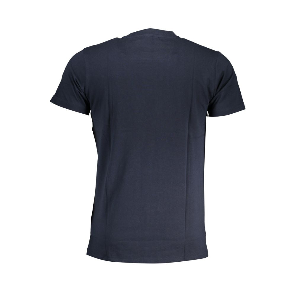 T-shirt bleu en coton