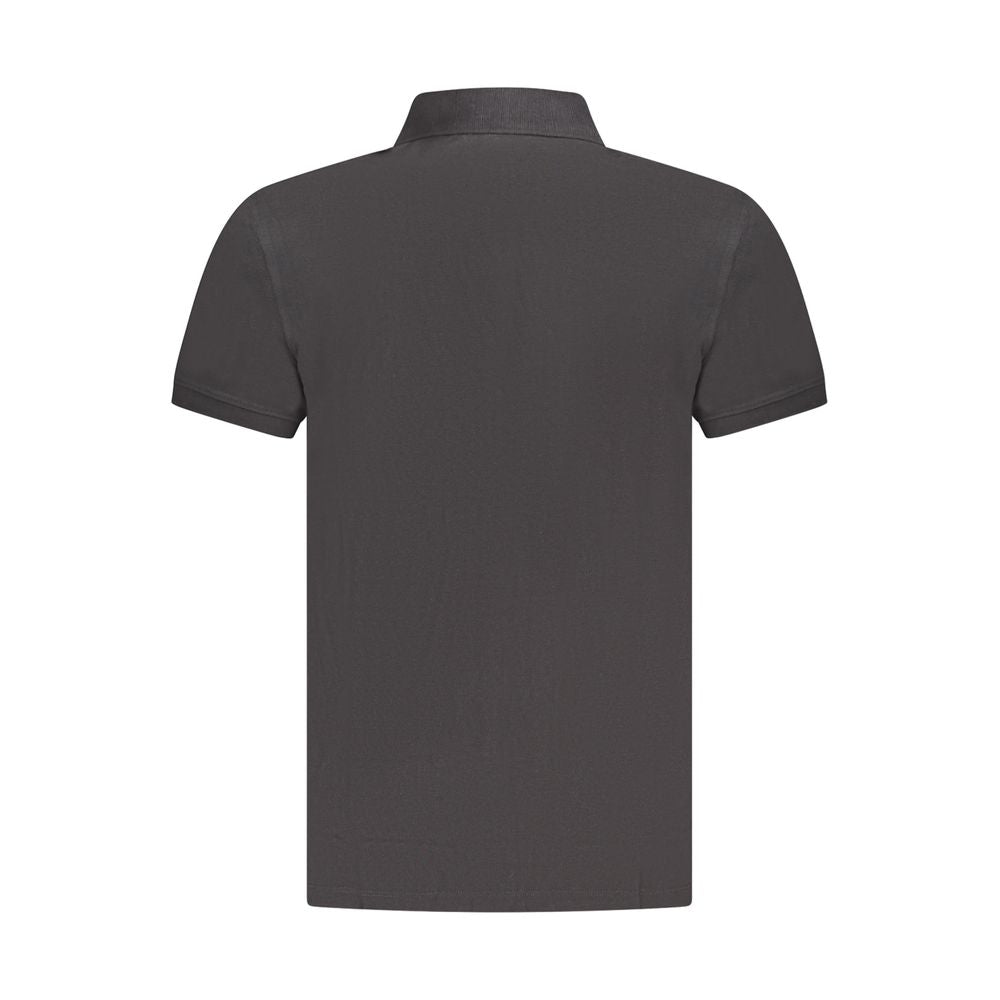 Timberland Black Cotton Men Polo Shirt Timberland
