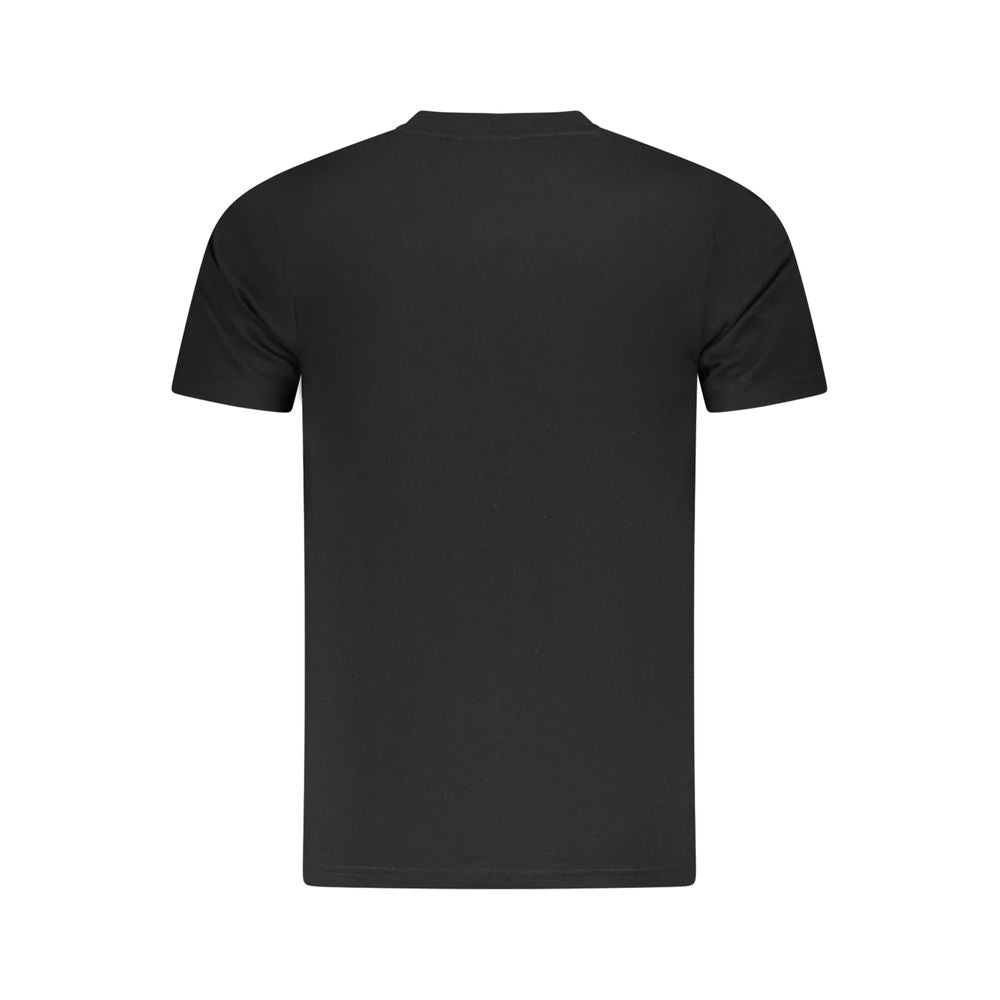 T-shirt noir en coton pour homme