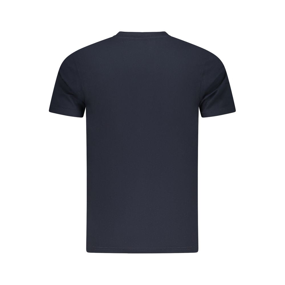T-shirt bleu en coton pour homme