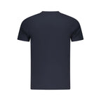 T-shirt bleu en coton pour homme