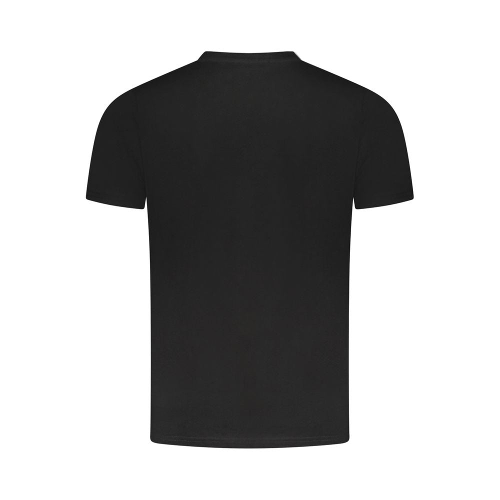 T-shirt noir en coton pour homme