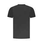 T-shirt noir en coton pour homme