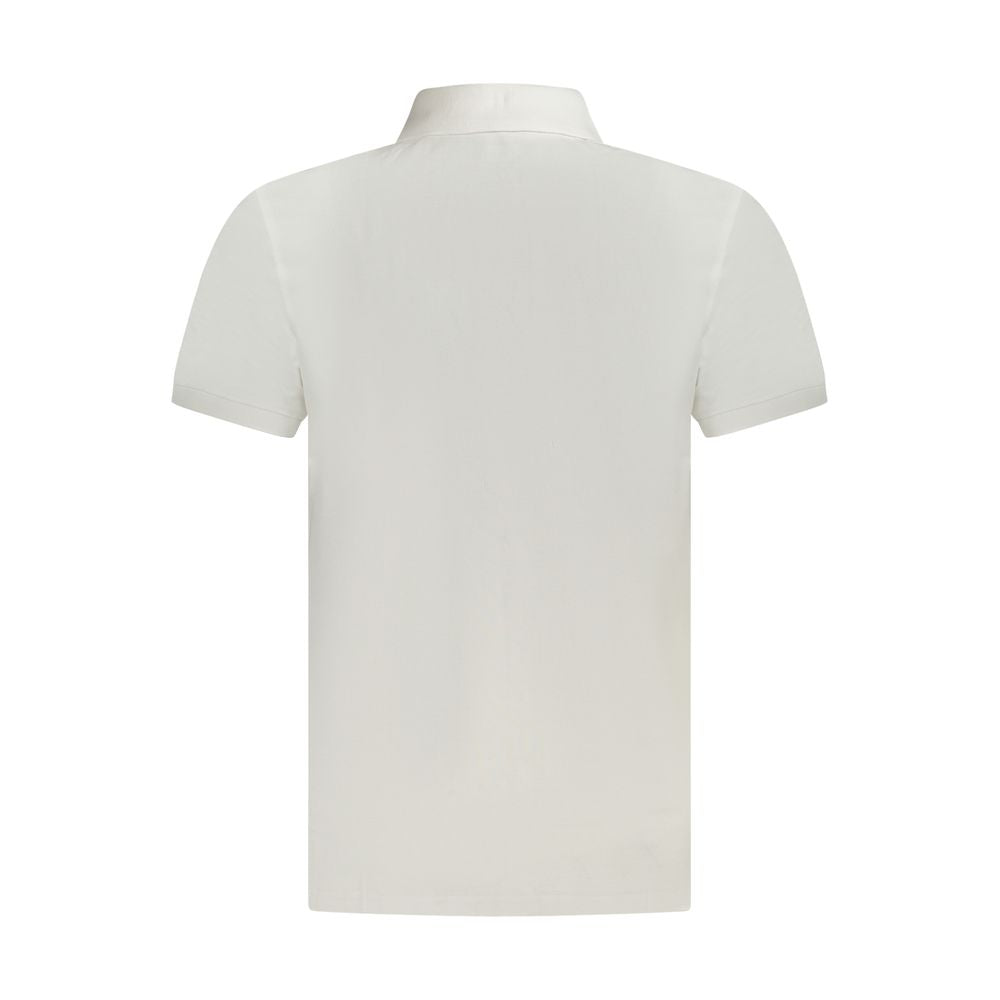 Timberland White Cotton Men Polo Shirt Timberland