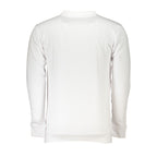 Cavalli Class White Cotton Men Sweater