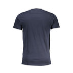 T-shirt bleu en coton