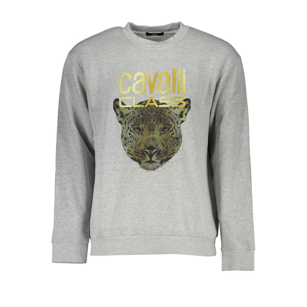Pull en coton gris pour homme