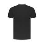 T-shirt noir en coton pour homme