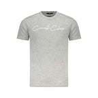 Gray Cotton Men T-Shirt