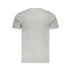 Gray Cotton Men T-Shirt