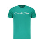Green Cotton Men T-Shirt