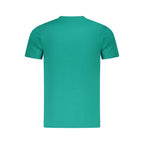 Green Cotton Men T-Shirt