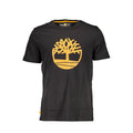 Timberland Black Organic Cotton Men's T-Shirt Timberland