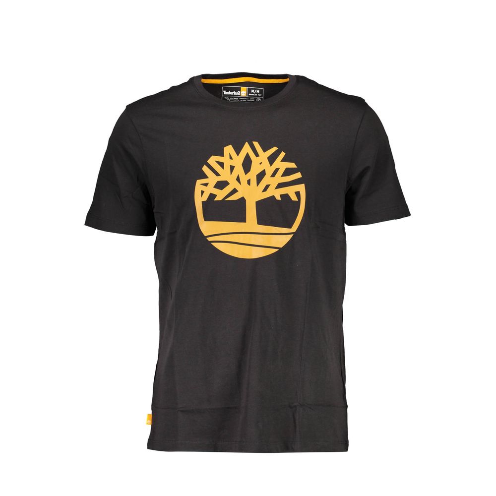 Timberland Black Organic Cotton Men's T-Shirt Timberland