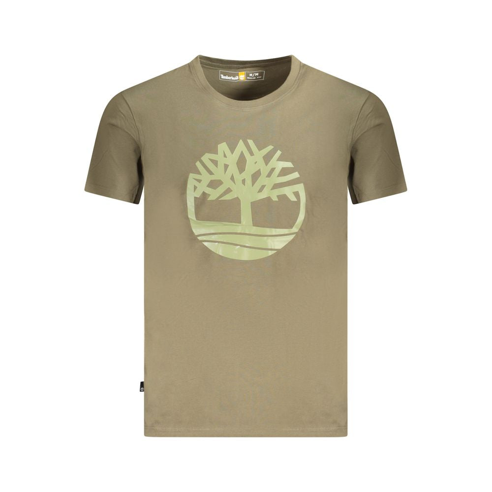 Timberland Verde Cotton Men T-Shirt Timberland