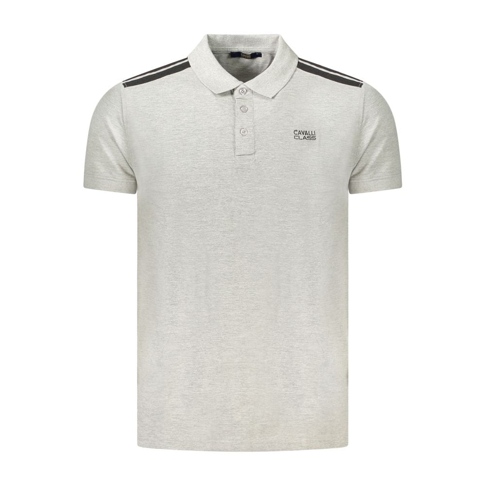 Polo en coton gris