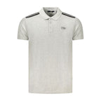 Polo en coton gris