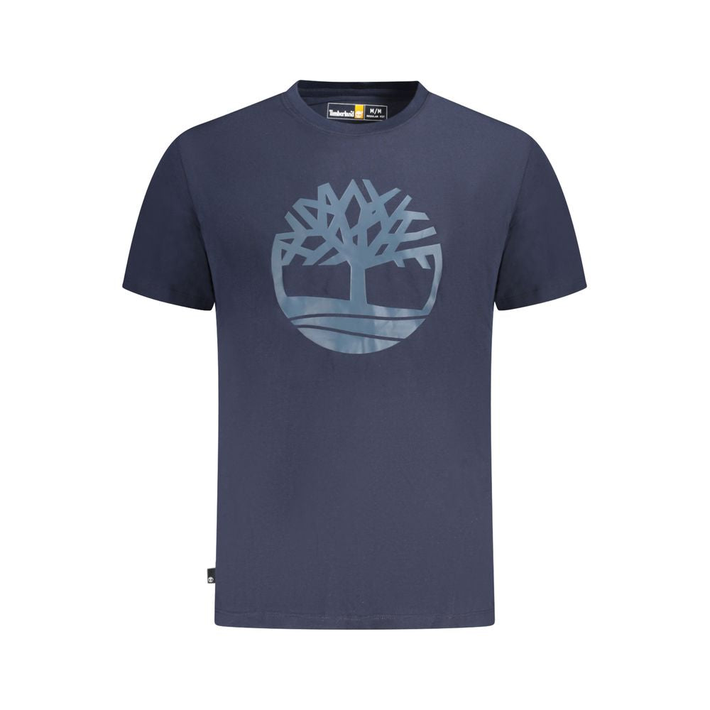 Timberland Blue Cotton Men T-Shirt Timberland