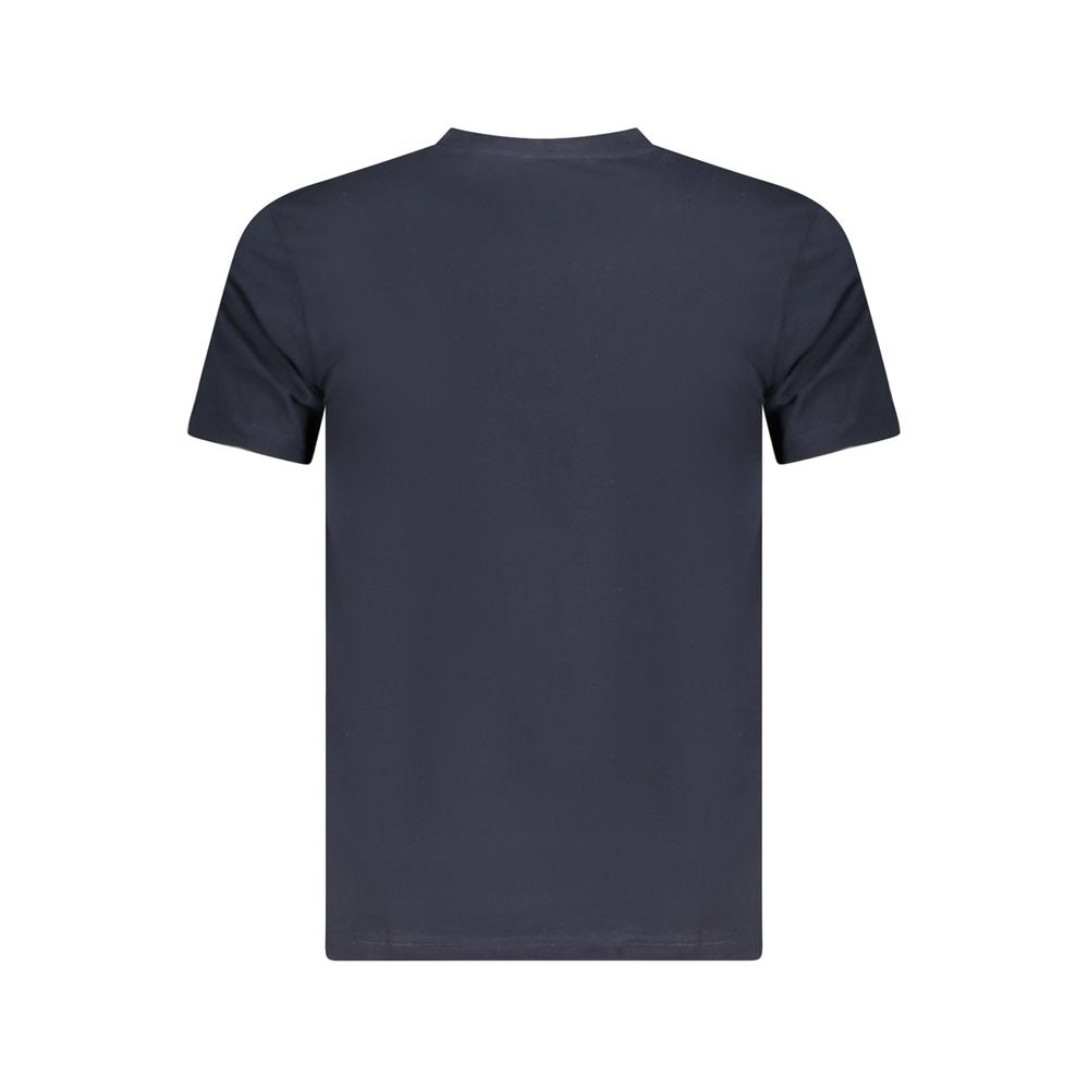 T-shirt bleu en coton pour homme