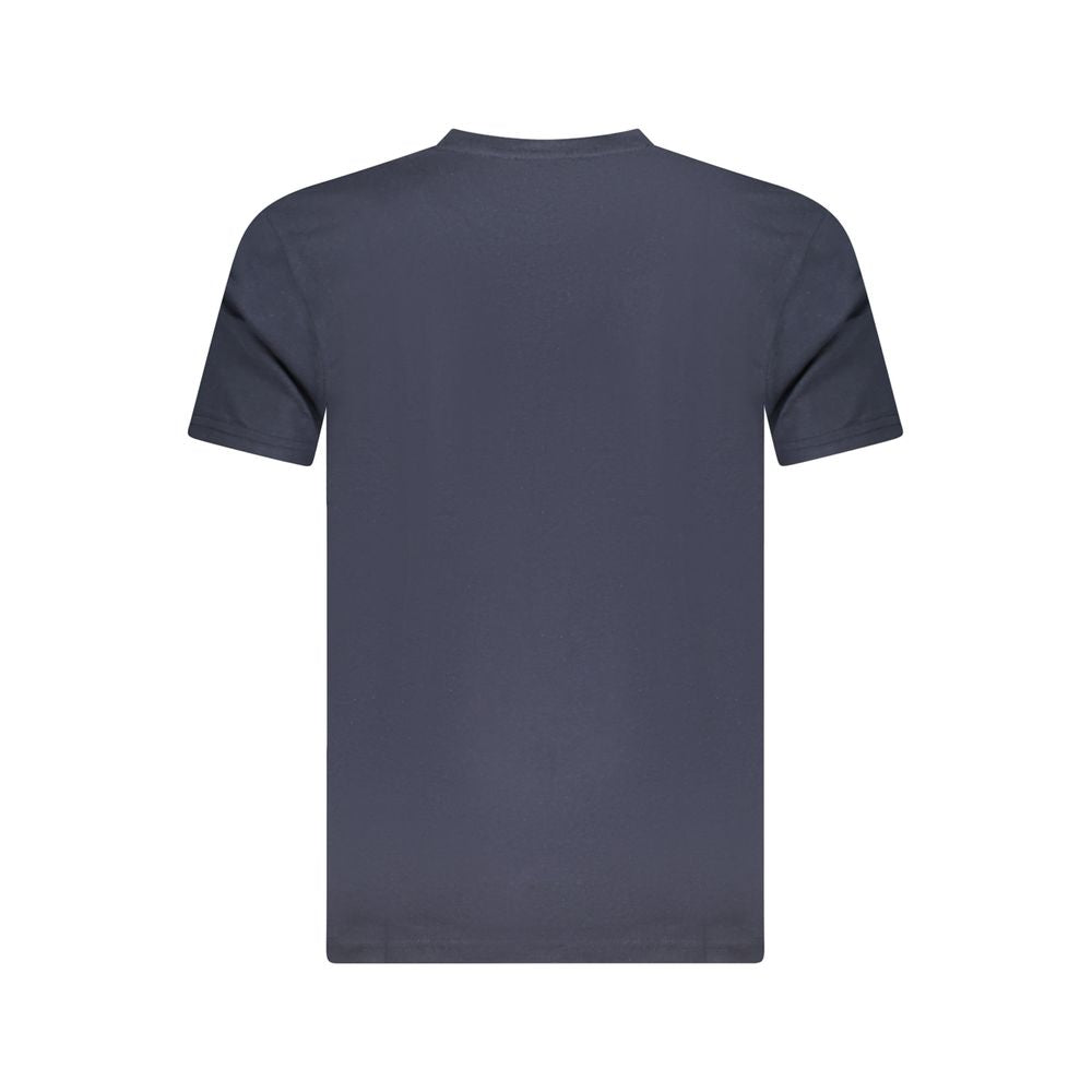 T-shirt bleu en coton pour homme