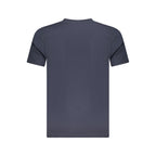 T-shirt bleu en coton pour homme