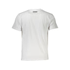 T-shirt blanc en coton pour homme