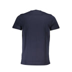 T-shirt bleu en coton pour homme