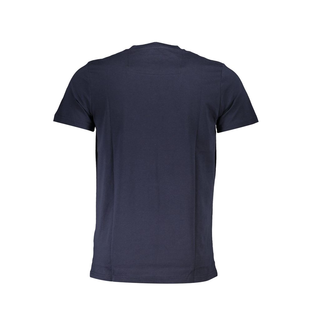 T-shirt bleu en coton pour homme