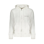 Calvin Klein White Cotton Men's Hooded Sweater