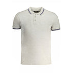Brown Cotton Men Polo Shirt