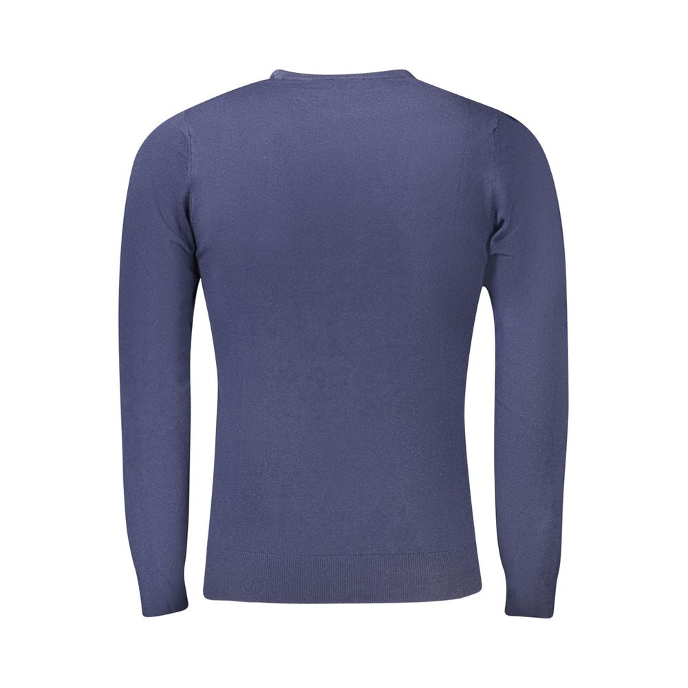 Pull homme bleu en viscose