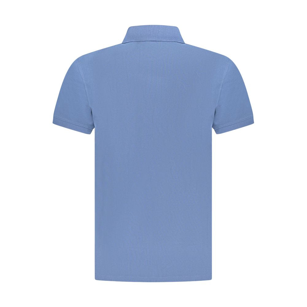 Timberland Blue Cotton Men Polo Shirt Timberland