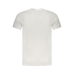 White Cotton Men T-Shirt
