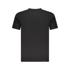 T-shirt noir en coton pour homme