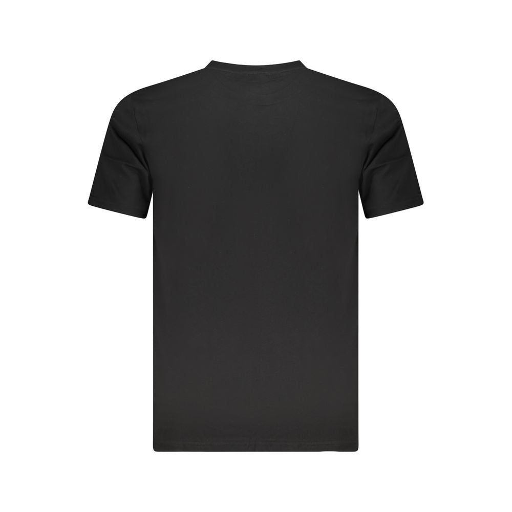 T-shirt noir en coton pour homme