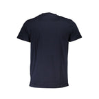 Blue Cotton Men T-Shirt