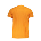 Polo homme en coton orange