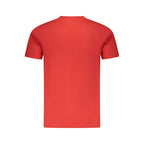 Red Cotton Men T-Shirt