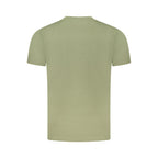 Cavalli Class Green Cotton Men T-Shirt