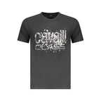 T-shirt noir en coton pour homme