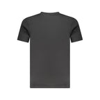 T-shirt noir en coton pour homme