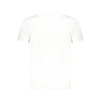 White Cotton Men T-Shirt