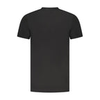 T-shirt noir en coton pour homme