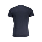 T-shirt bleu en coton