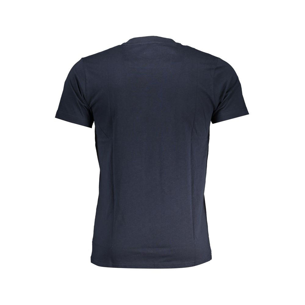 T-shirt bleu en coton