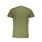 Cavalli Class Green Cotton Men T-Shirt